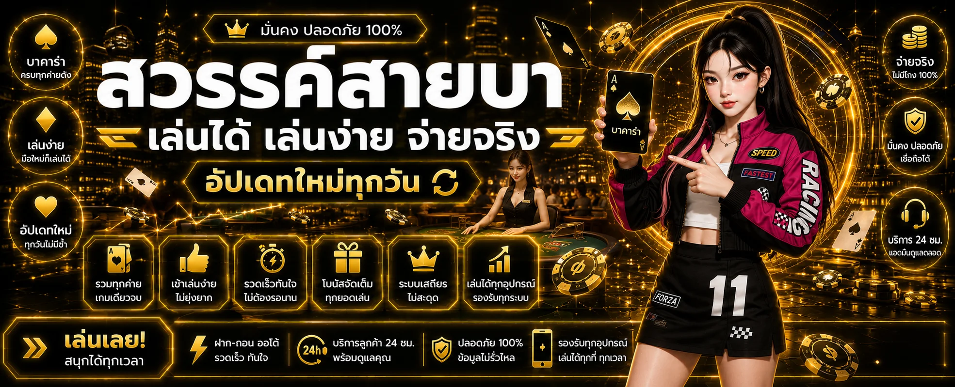 คาสิโนออนไลน์ ROYALMAC บาคาร่าสด รูเล็ต ไฮโล ถ่ายทอดจริง
