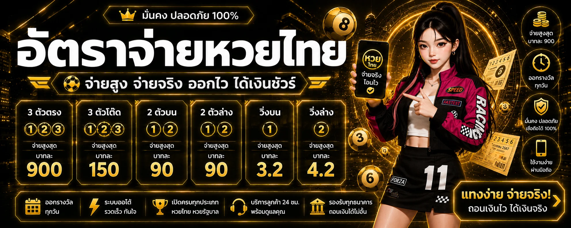 แทงหวยออนไลน์ ROYALMAC จ่ายเต็ม ครบทุกสำนัก