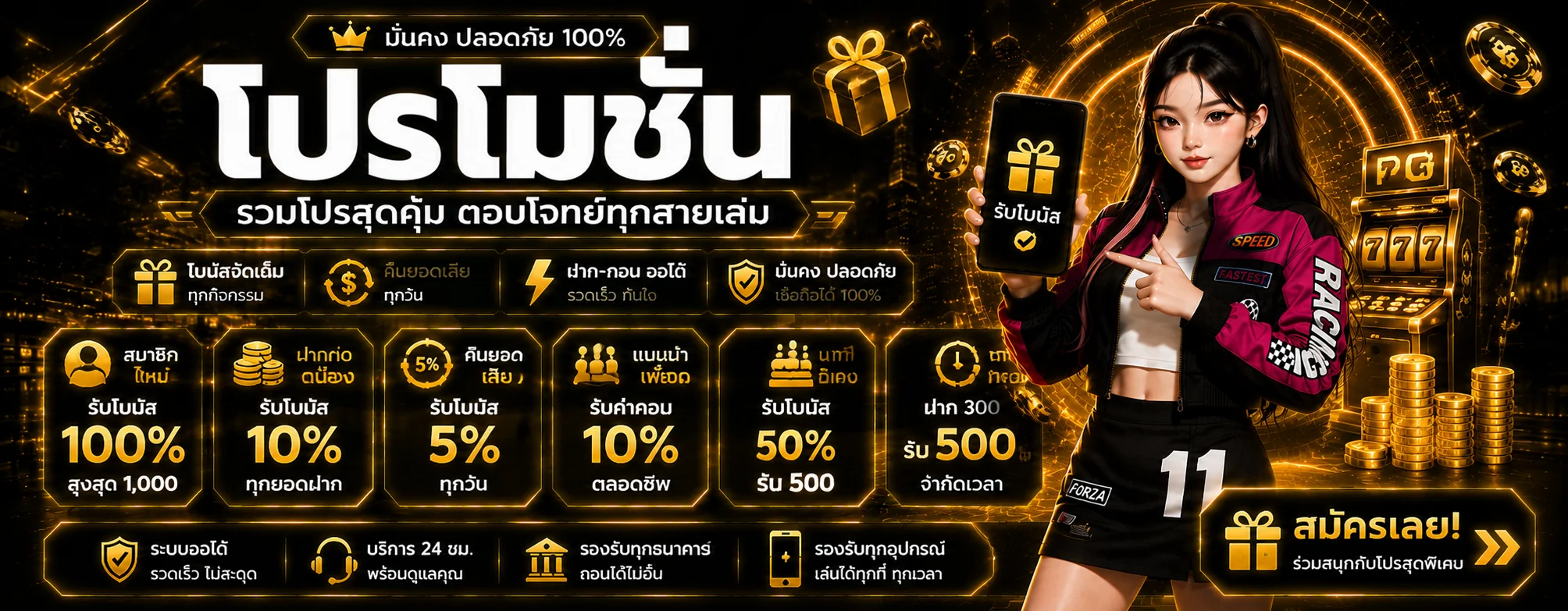 ROYALMAC คาสิโนออนไลน์ บาคาร่า สล็อต ฝากถอนออโต้